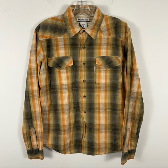 Columbia Lightweight Cotton Plaid Shirt - Picture 8 of 15